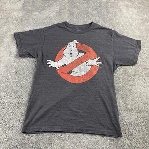 Ghostbusters‎ Graphic T-Shirt Youth XL Gray Short Sleeves